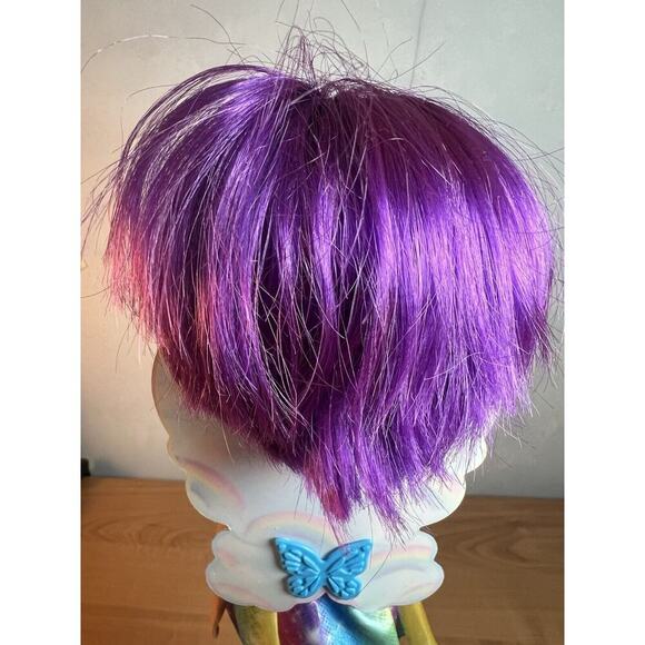 Barbie Dreamtopia Fairy Rainbow Cove FJC85 Purple Hair No Crown - Picture 4 of 6